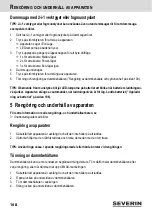 Preview for 108 page of SEVERIN HV 7166 Instruction Manual