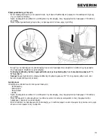 Предварительный просмотр 139 страницы SEVERIN James - The Wondermachine Instructions For Use Manual