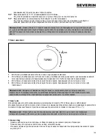 Предварительный просмотр 155 страницы SEVERIN James - The Wondermachine Instructions For Use Manual