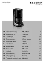 Preview for 1 page of SEVERIN KA 4150 - CAFETIERE PROGRAMMABLE Instructions For Use Manual