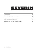 Preview for 1 page of SEVERIN KA 5155 Instructions For Use Manual