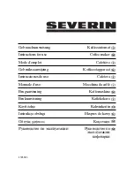 SEVERIN KA 5364 Instructions For Use Manual preview