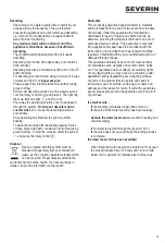 Preview for 13 page of SEVERIN KA 5760 Instructions For Use Manual