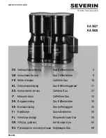 Preview for 1 page of SEVERIN KA 5827 Instructions For Use Manual