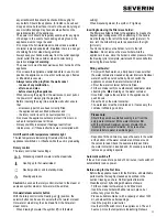 Preview for 11 page of SEVERIN KA 5990 Instructions For Use Manual