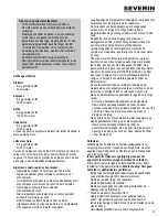 Preview for 27 page of SEVERIN KA 5990 Instructions For Use Manual