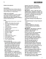 Preview for 61 page of SEVERIN KA 5990 Instructions For Use Manual