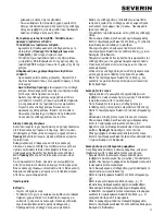 Preview for 71 page of SEVERIN KA 5990 Instructions For Use Manual