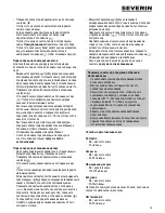 Preview for 79 page of SEVERIN KA 5990 Instructions For Use Manual