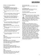 Preview for 81 page of SEVERIN KA 5990 Instructions For Use Manual