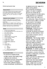 Preview for 69 page of SEVERIN KA 5995 Instructions For Use Manual