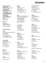 Preview for 85 page of SEVERIN KA 9250 Instructions For Use Manual