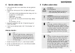 Preview for 9 page of SEVERIN KA4810 Operating Instructions Manual