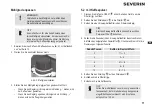 Preview for 11 page of SEVERIN KA4810 Operating Instructions Manual