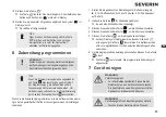 Preview for 13 page of SEVERIN KA4813 Operating Instructions Manual