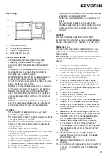 Предварительный просмотр 27 страницы SEVERIN KB 8871 Instructions For Use Manual