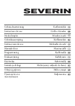 SEVERIN KM-3873 Instructions For Use Manual preview