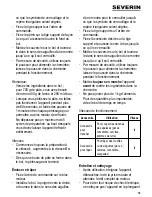 Preview for 19 page of SEVERIN KM 3908 Instructions For Use Manual