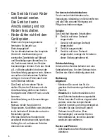 Preview for 6 page of SEVERIN KM 3909 Instructions For Use Manual