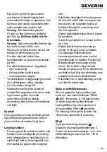 Preview for 49 page of SEVERIN KP 1071 Instructions For Use Manual