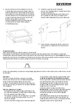 Предварительный просмотр 31 страницы SEVERIN KS 9809 Instructions For Use Manual