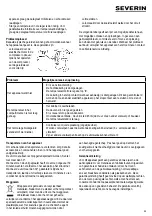 Предварительный просмотр 33 страницы SEVERIN KS 9809 Instructions For Use Manual