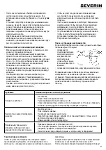 Предварительный просмотр 97 страницы SEVERIN KS 9809 Instructions For Use Manual