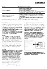 Предварительный просмотр 71 страницы SEVERIN KS 9818 Instructions For Use Manual