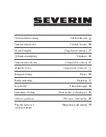 SEVERIN KS 9834 Instructions For Use Manual preview