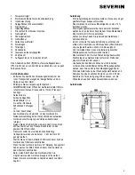 Предварительный просмотр 5 страницы SEVERIN KS 9876 Instruction Manual