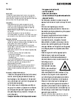 Предварительный просмотр 29 страницы SEVERIN KS 9876 Instruction Manual