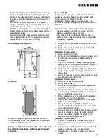 Предварительный просмотр 41 страницы SEVERIN KS 9876 Instruction Manual