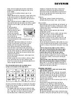 Предварительный просмотр 85 страницы SEVERIN KS 9876 Instruction Manual