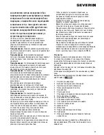 Предварительный просмотр 99 страницы SEVERIN KS 9876 Instruction Manual