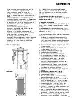 Предварительный просмотр 101 страницы SEVERIN KS 9876 Instruction Manual