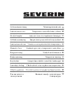 SEVERIN KS 9886 Instructions For Use Manual preview