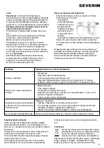 Preview for 61 page of SEVERIN KS 9889 Instructions For Use Manual