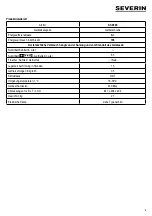 Предварительный просмотр 9 страницы SEVERIN KS 9890 - CONGELATEUR TABLE TOP Instructions For Use Manual