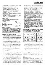 Предварительный просмотр 19 страницы SEVERIN KS 9890 - CONGELATEUR TABLE TOP Instructions For Use Manual