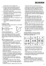 Предварительный просмотр 25 страницы SEVERIN KS 9890 - CONGELATEUR TABLE TOP Instructions For Use Manual