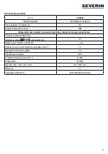 Предварительный просмотр 67 страницы SEVERIN KS 9890 - CONGELATEUR TABLE TOP Instructions For Use Manual