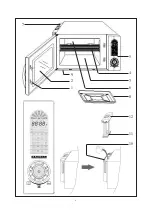 Предварительный просмотр 3 страницы SEVERIN MIKROWELLE MIT GRILL- UND DAMPFFUNKTION MW 7816 - Instructions For Use Manual