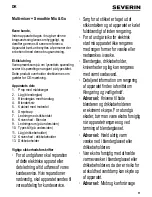 Preview for 37 page of SEVERIN Multi-Mixer + Smoothie Mix & Go Instructions For Use Manual