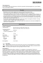 Preview for 105 page of SEVERIN MW 7752 Instructions For Use Manual