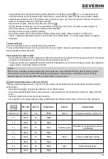 Preview for 143 page of SEVERIN MW 7752 Instructions For Use Manual