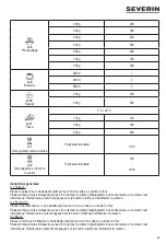 Preview for 49 page of SEVERIN MW 7759 Instructions For Use Manual