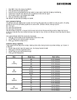 Preview for 19 page of SEVERIN MW 7804 - Instructions For Use Manual