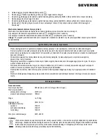 Preview for 93 page of SEVERIN MW 7804 - Instructions For Use Manual