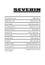 Preview for 1 page of SEVERIN MW-7829 Instructions For Use Manual