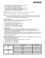 Preview for 123 page of SEVERIN MW 7865 Instructions For Use Manual